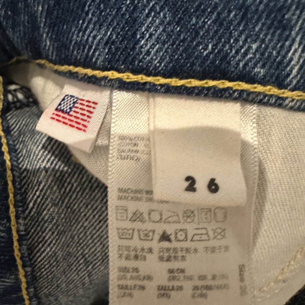 American Apparel Classic Blue Jean Shorts - Picture 5 of 5